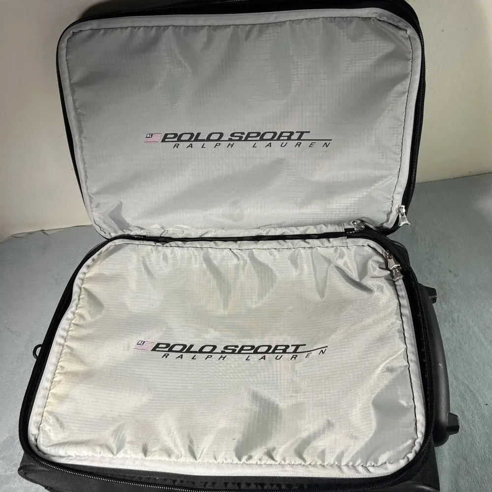VTG Polo Sport Ralph Lauren 23” Wheeled Suitcase Luggage Rolling MLC Carry On
